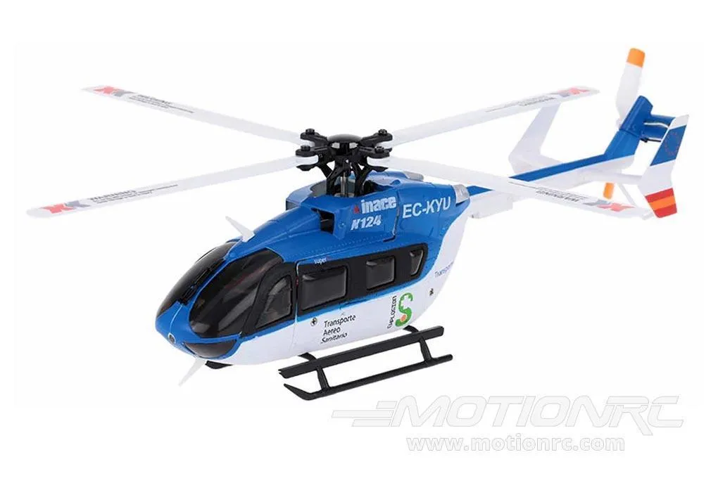 XK K124 Blue 120 Size Gyro Stabilized Helicopter - FTR