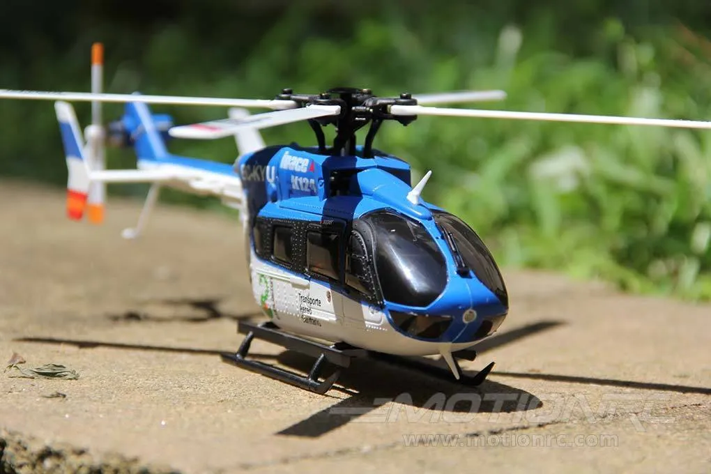 XK K124 Blue 120 Size Gyro Stabilized Helicopter - FTR