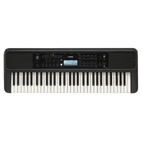 Yamaha PSRE383 61 Key Portable Keyboard - Black