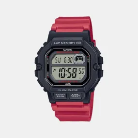 Youth Unisex Digital Resin Watch D272 - WS-1400H-4AVDF