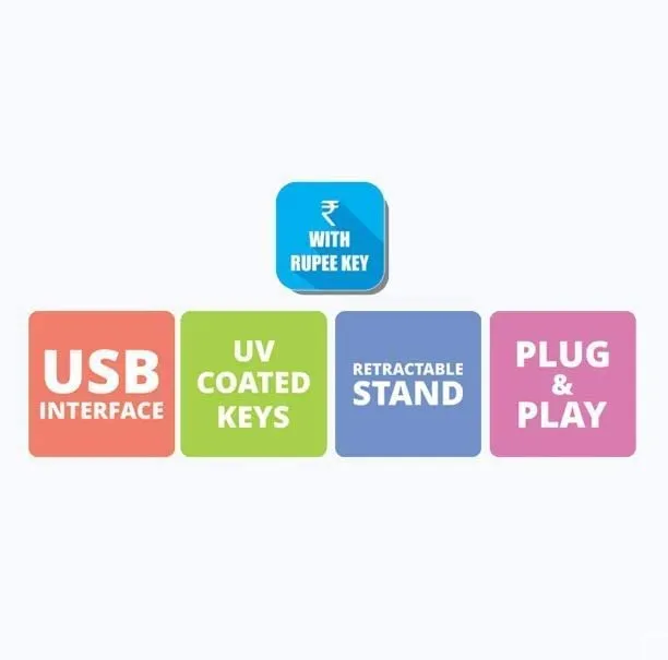 Zebronics ZEB K20 Wired USB Keyboard