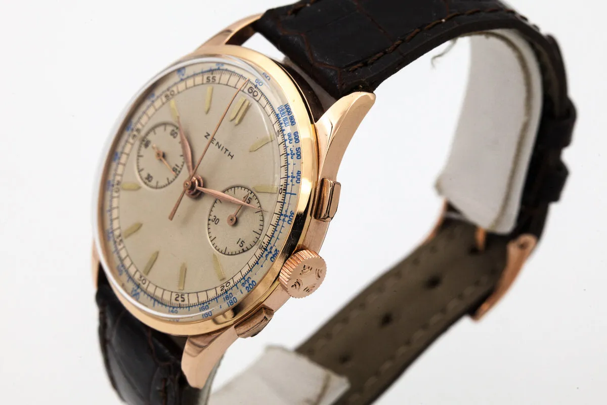 Zenith 18K Rose Gold Chronograph