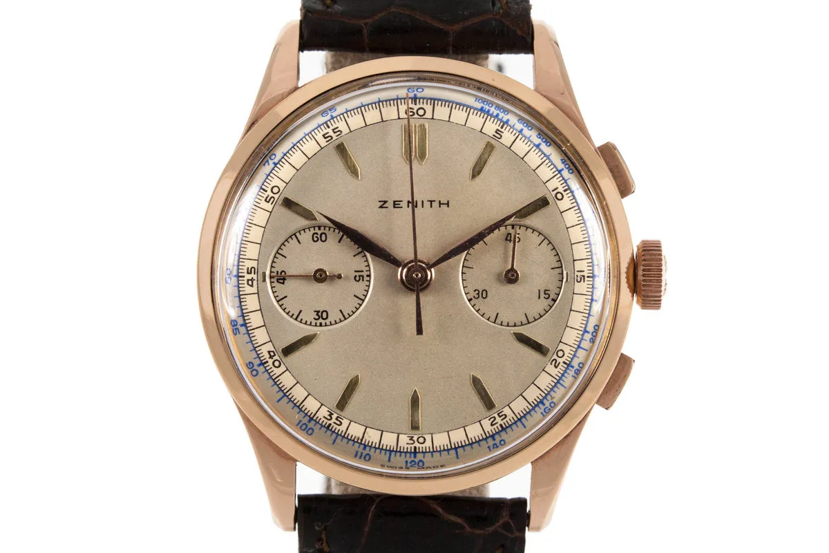 Zenith 18K Rose Gold Chronograph