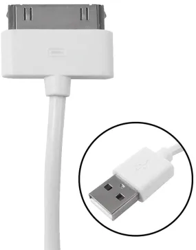 Zenith PM1002U30 Lightning Classic Cable, USB, White, 3 ft L :CD: QUANTITY: 1